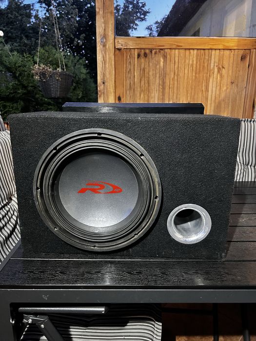 Subwoofer Tuba Skrzynia Wzmak Car Audio 750w rms Zestaw