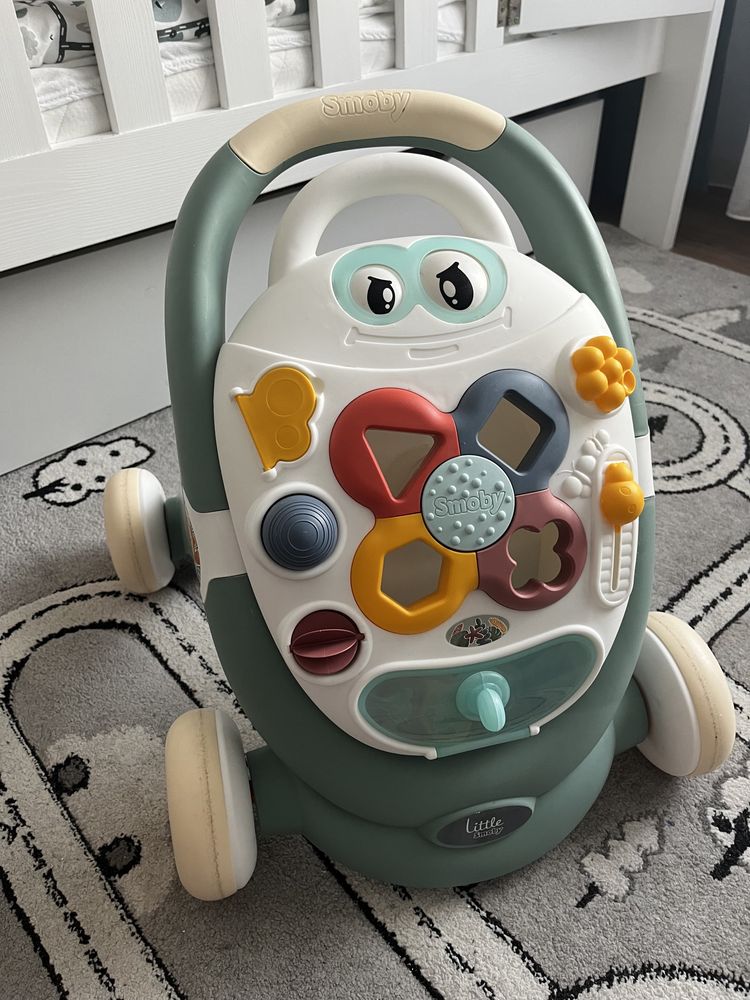 Smoby pchacz chodzik wózek sorter - 3w1