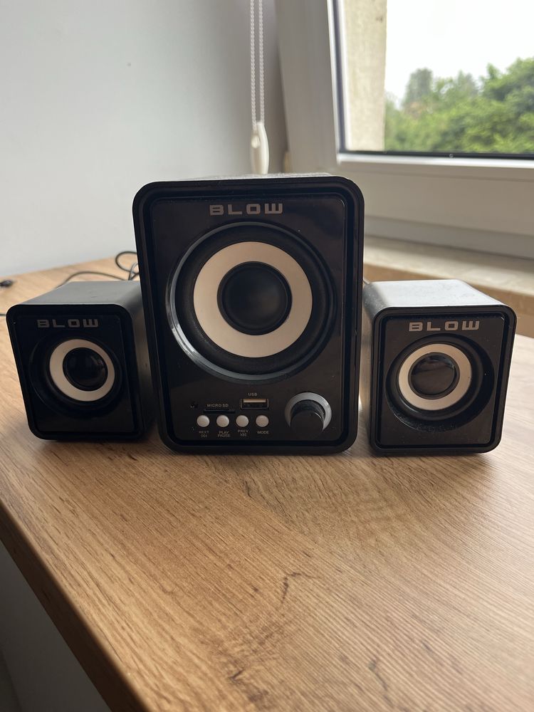 Głosniki 2.1 radio usb bluetooth