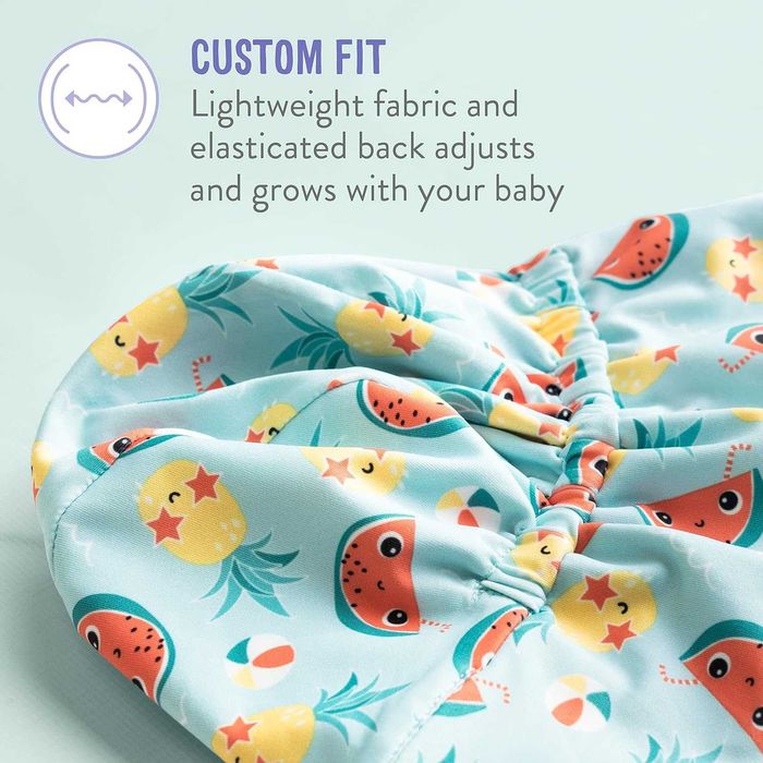 BAMBINO MIO czapka do pływania UPF dwustronna Oeko Tex 0-12m