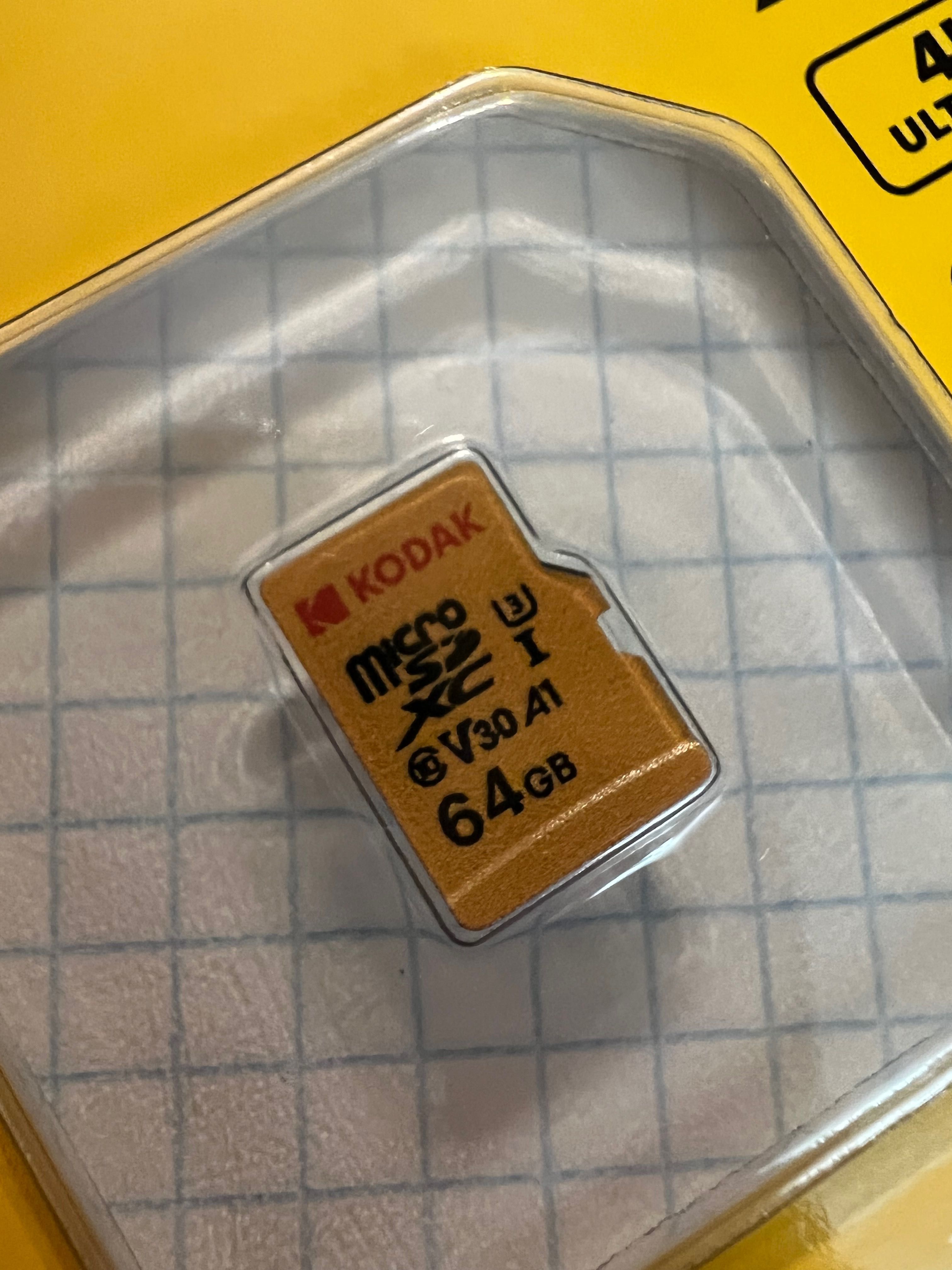 Карта пам’яті microSD  sdxc Kodak Ultra Performance на 64gb