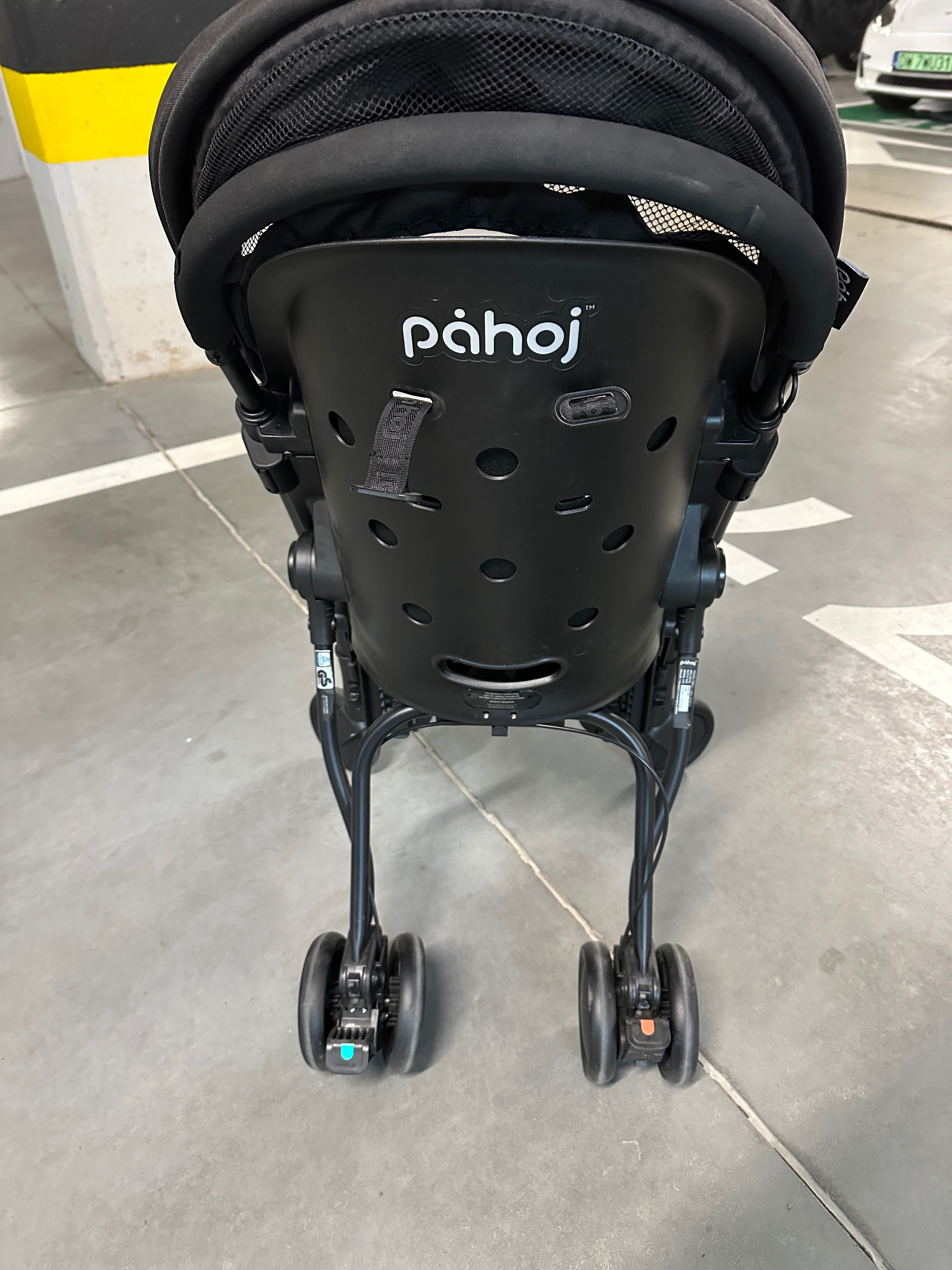 PaHoj fotelik rowerowy wózek spacerowy 2w1