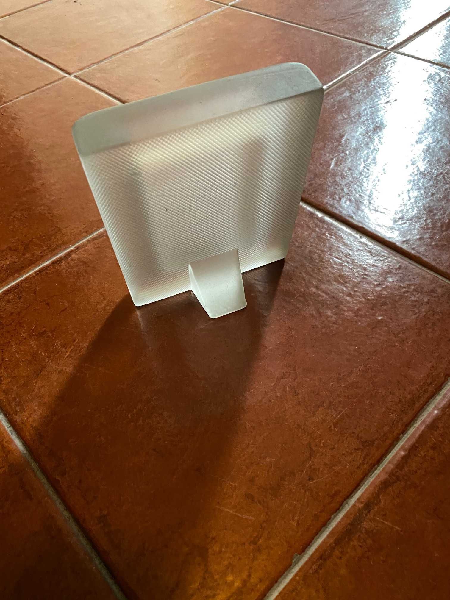 moldura de vidro pesada transparente