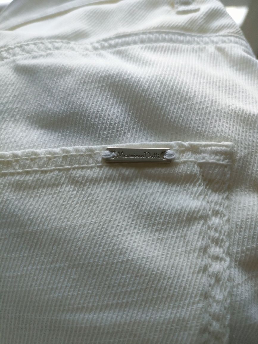 Massimo Dutti spodnie lniane cygaretki beżowe 38 M Tommy Hilfiger ASOS