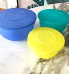Conjunto de 3 caixas da tupperware