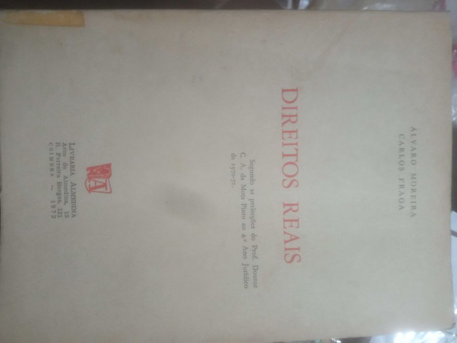 Carlos Alberto da Mota Pinto - Direitos Reais e outros