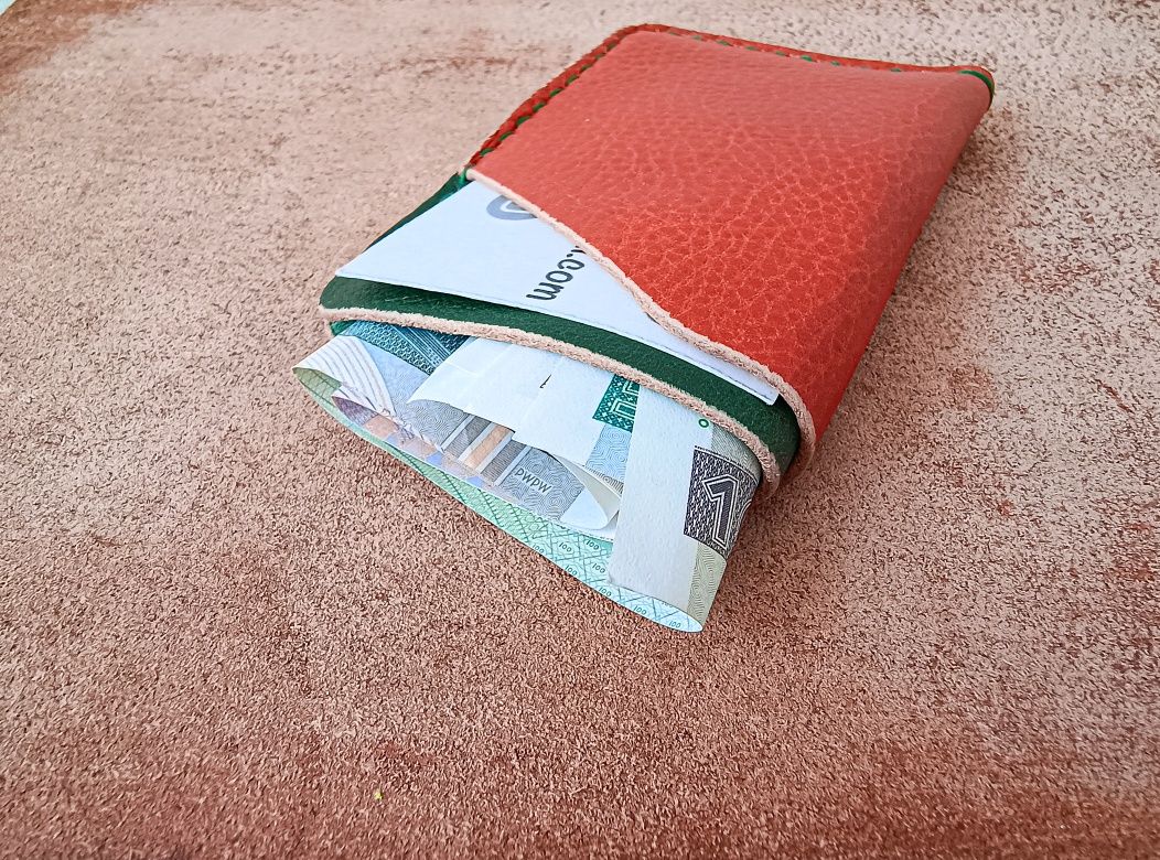 Borubar Skóroszyj - luksusowy portfel / cardholder skórzany