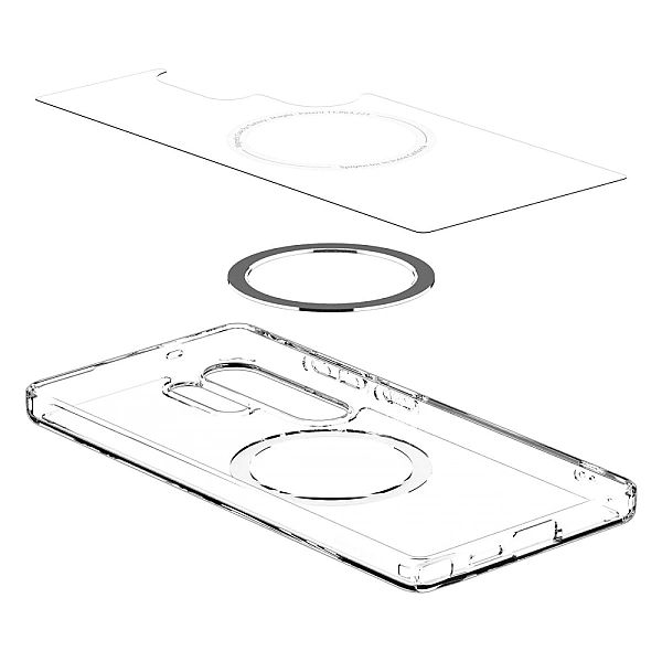 Spigen Ultra Hybrid Mag Magsafe Galaxy S25 Ultra Clear/White