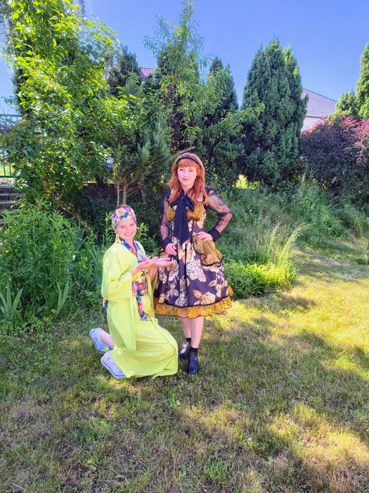 Sukienka lolita goth vintage cosplay