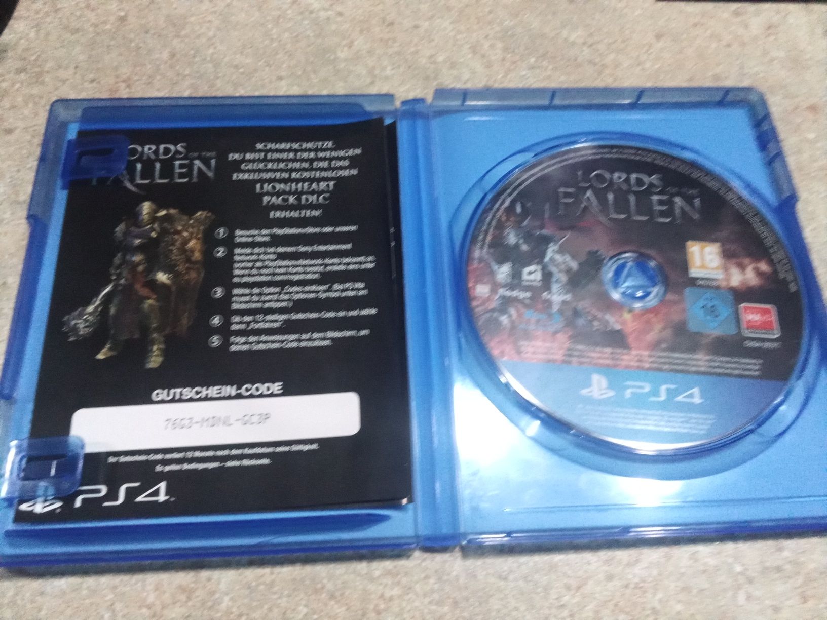 Sprzedam grę do ps4 lords of the fallen