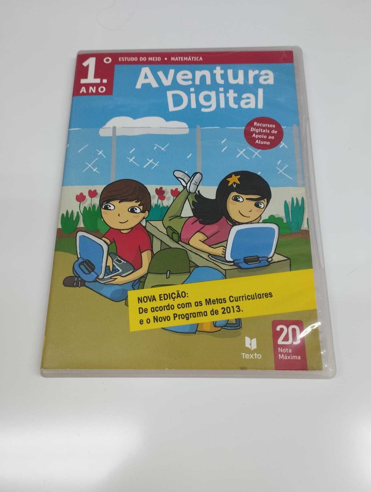CD Aventura Digital 1º Ano - Estudo do Meio e Matemática
