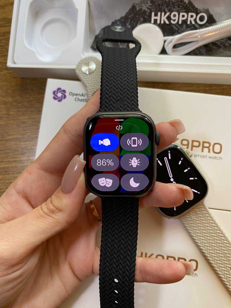 Smart watch AMOLED HK 9 Pro apple часы смарт годинник