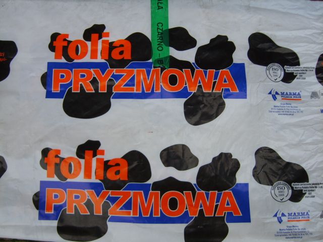 Folia kiszonkarska,pryzmowa do kiszonek 6x33m. Czarna