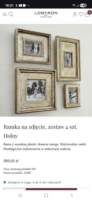 Ramki na zdjęcia 8 sztuk Rezerwacja