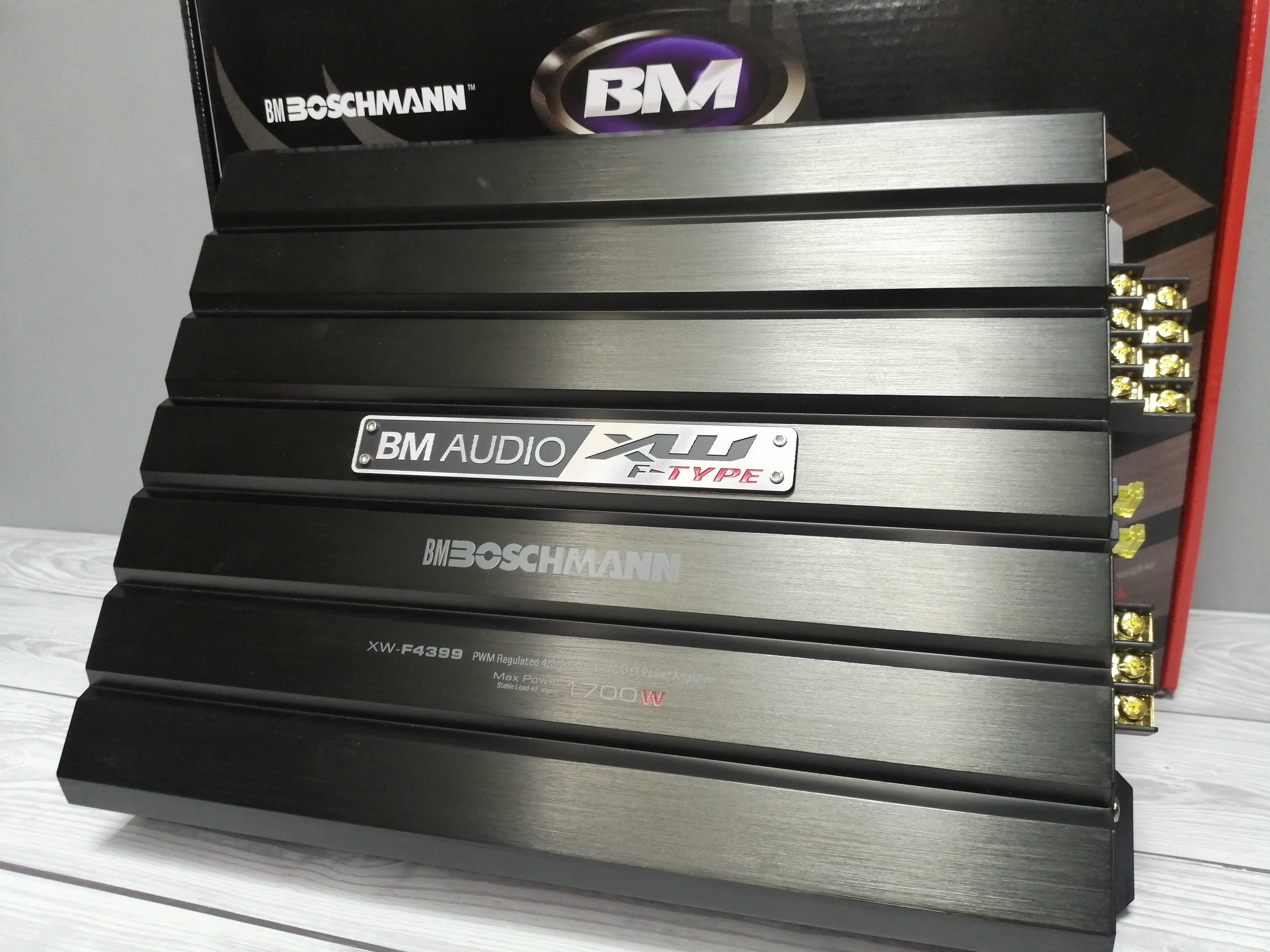 Підсилювач звуку в авто 4 канальний BM Audio XW-F4399 1700W