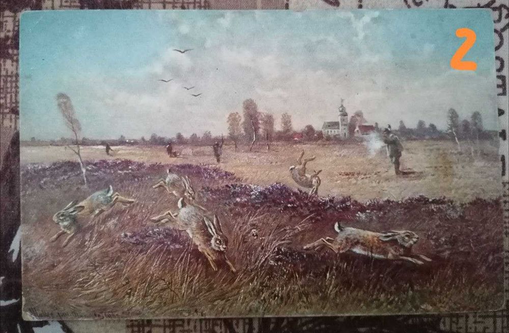 Антикварные открытки 1914 года