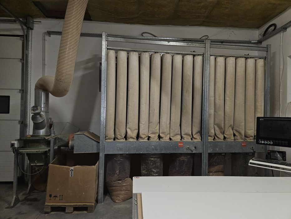 Szlifierka szerokotaśmowa, Odciąg