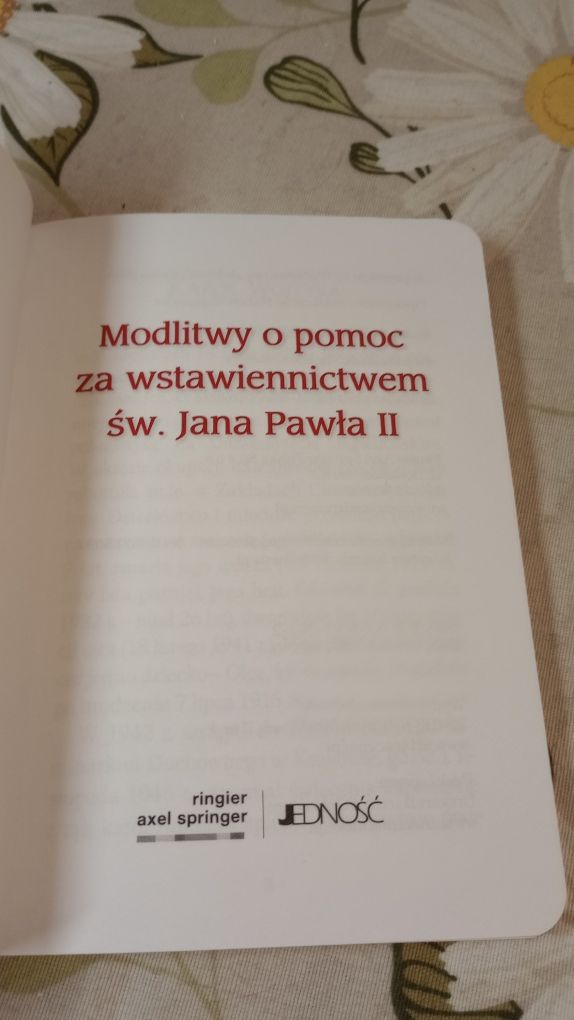 Modlitwy o pomoc z wstawiennictwem św. Jana Pawła II