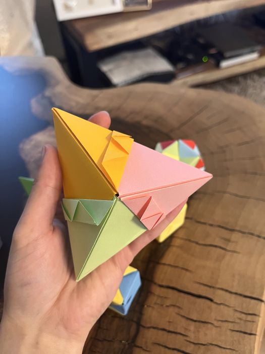 Origami modułowe , figury geometryczne matematyka