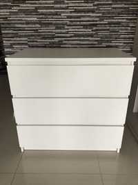 komoda Ikea Malm  3 szuflady biała