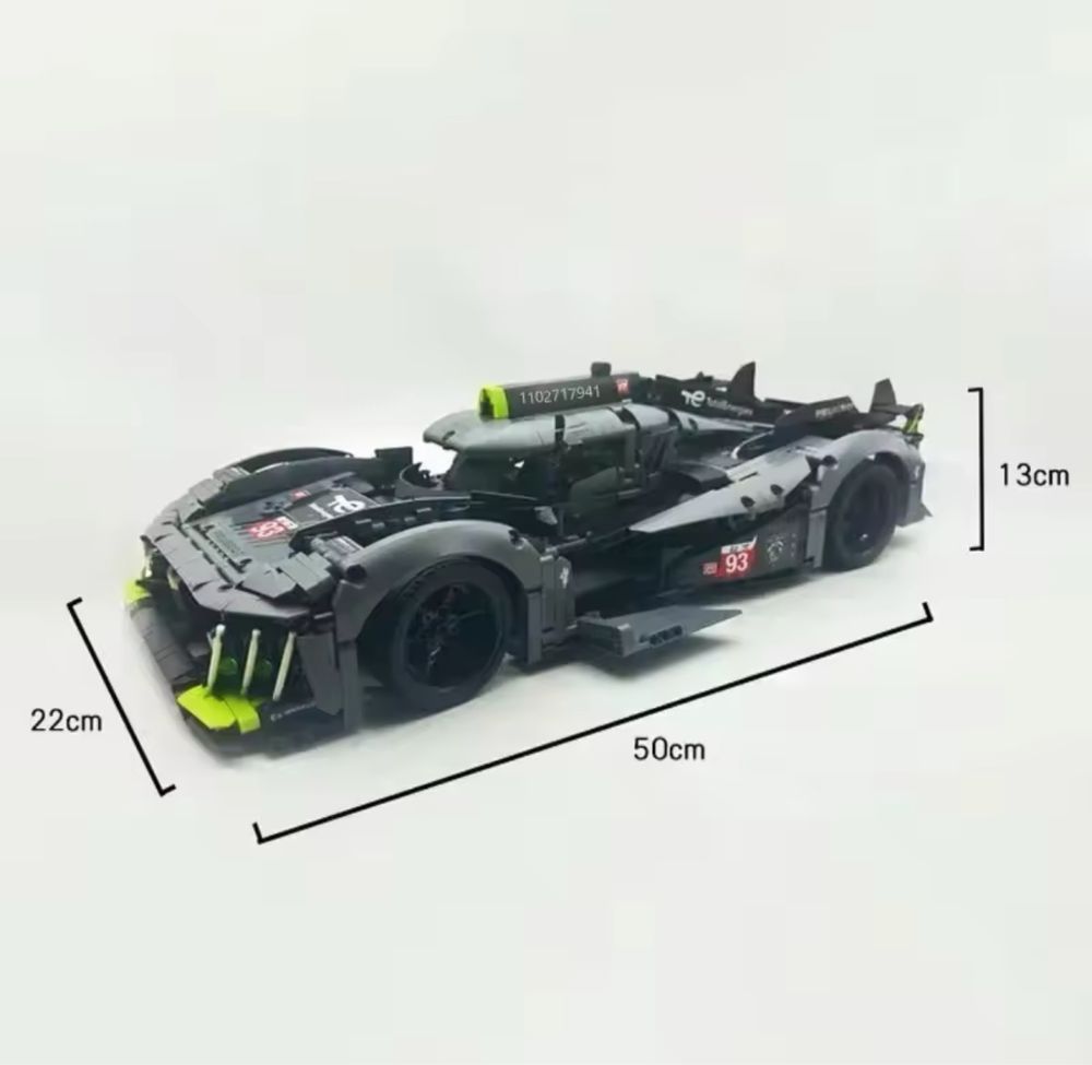 Конструктор PEUGEOT 9X8 24H Le Mans LEGO Technic 1:1 (42156)