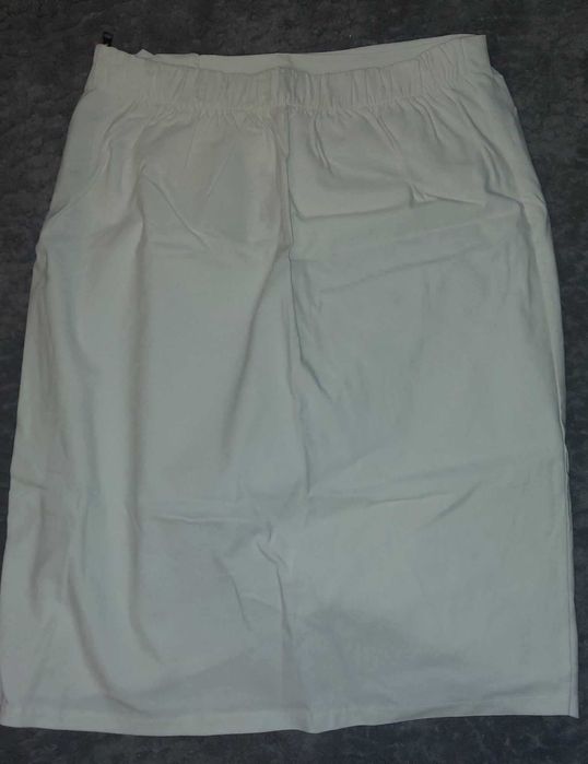 Spódnica gnieciucha z zakładką