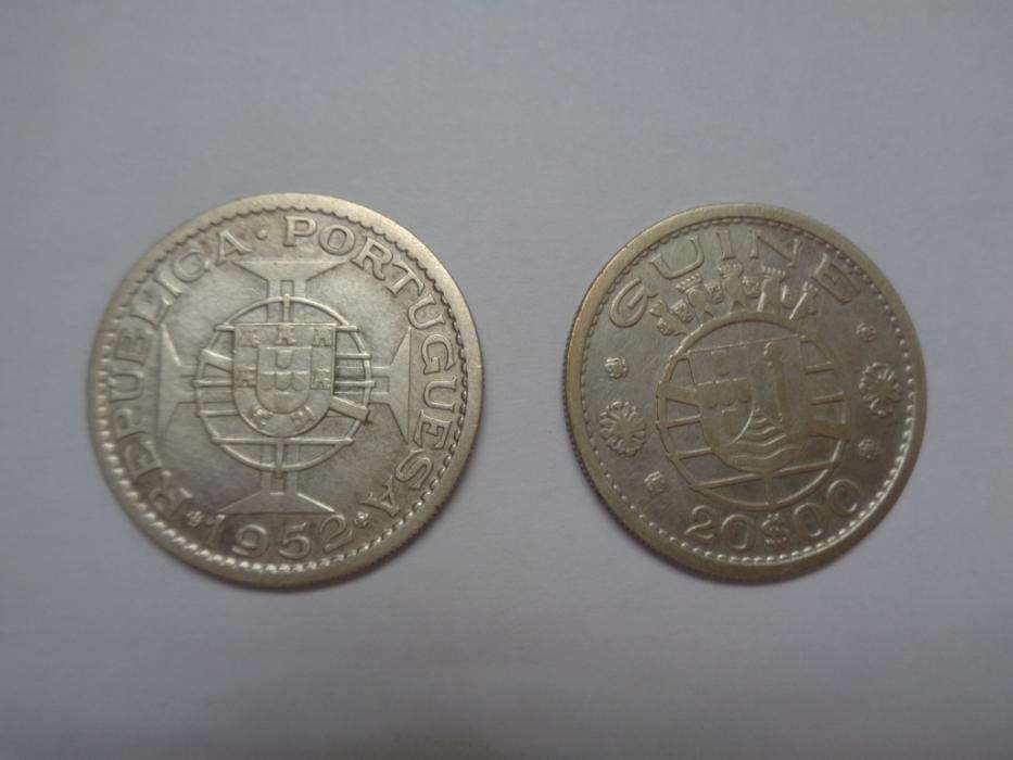 Moedas 20 escudos em prata