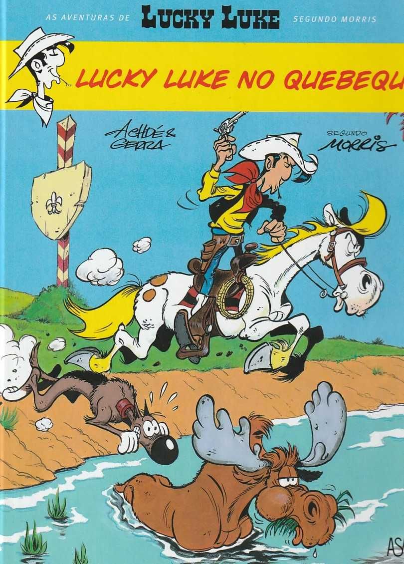 Lucky Luke no Quebeque-Achdé; Laurent Gerra