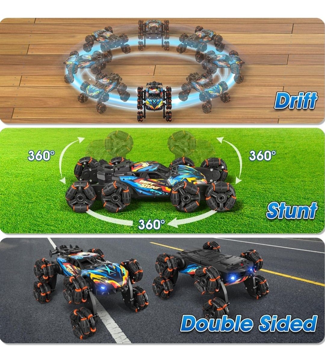 Samochód zdalnie sterowany DRIFT CAR wiek 3 +