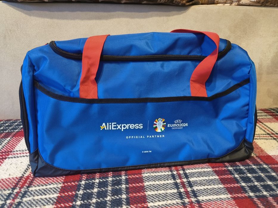 Barrel Bag Euro 2024 AliExpress. Сумка Євро 2024 Аліекспрес