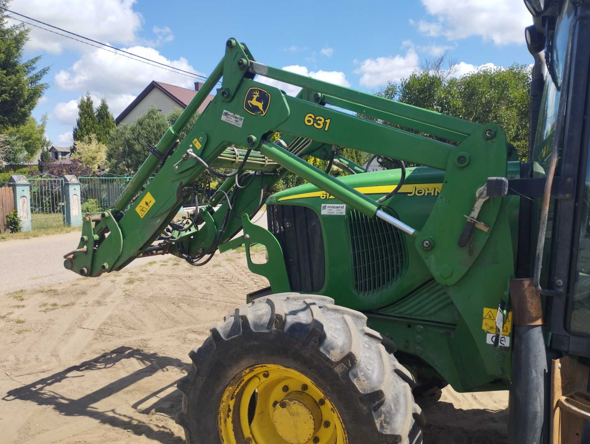 Ładowacz czołowy John Deere 631 , tur