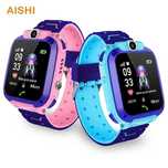 Дитячий сенсорний смарт годинник Q12 з GPS, SIM, SOS Aishi Q12 детские