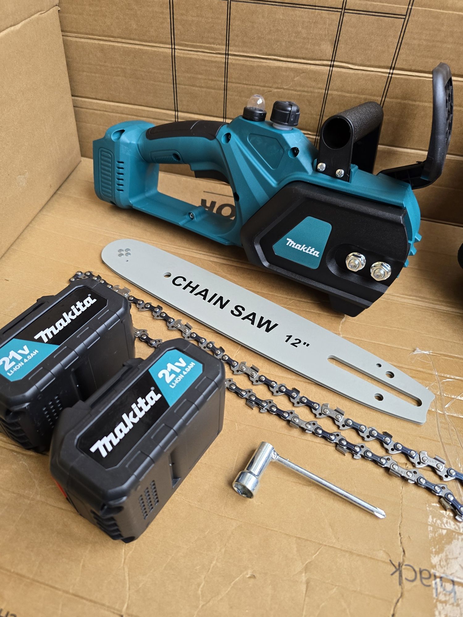 Аккумуляторная пила Makita 2 акумулятори пилка на акумуляторі сучкоріз