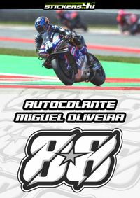 Autocolante Miguel Oliveira # 88