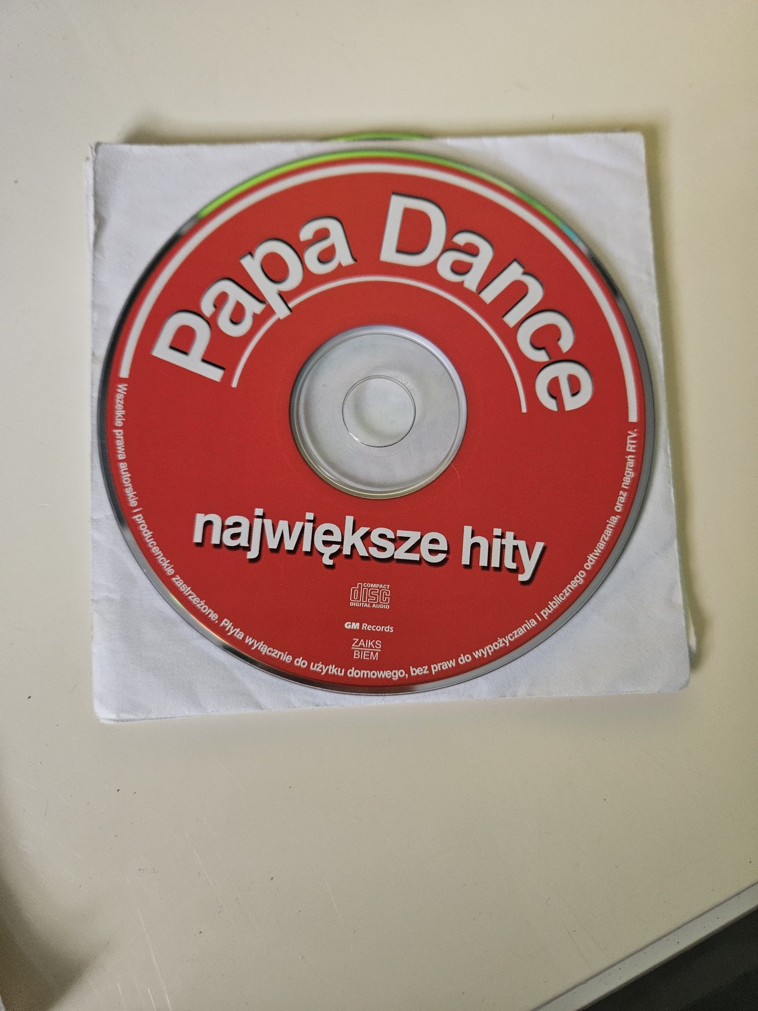 Plyta płyty cd wilki papa Dance