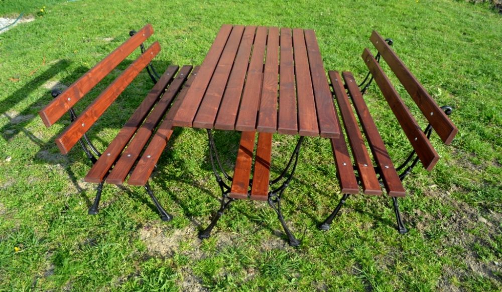 Komplety ogrodowe meble ławka miejska parkowa stół- stwórz swój zestaw