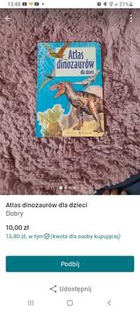 Atlas dinozaurów stan dobry