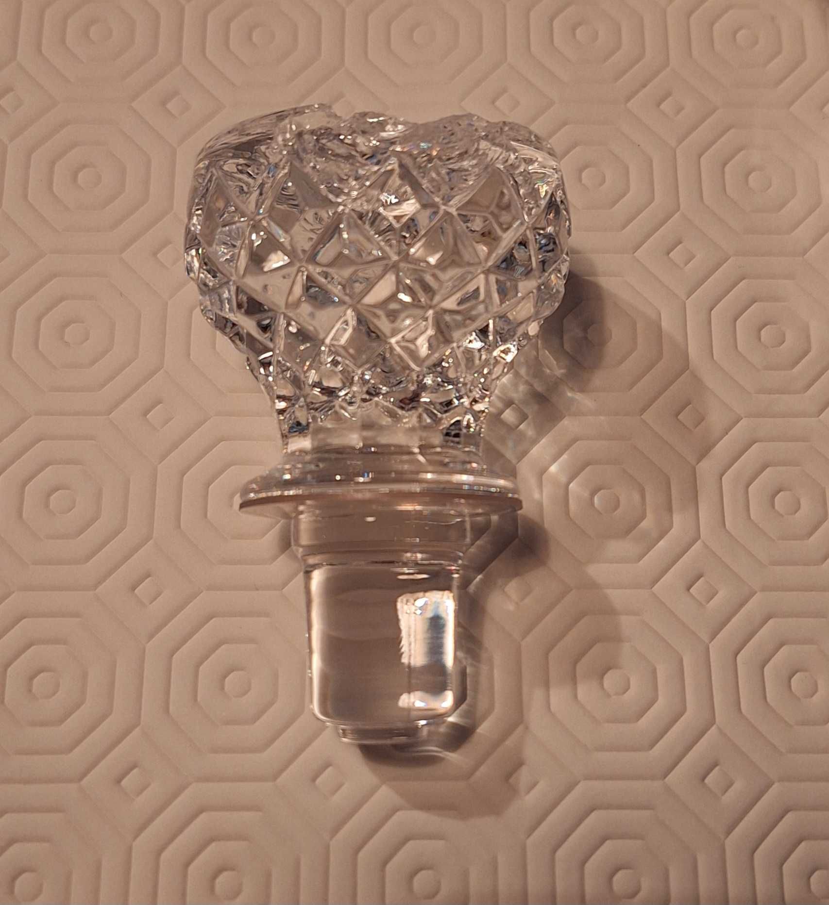 Garrafa + copos de licor "Cristal d'Arques"