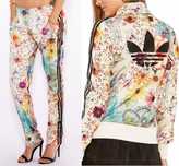 Dres bluza i spodnie adidas firebird floral NOWE 34 36
