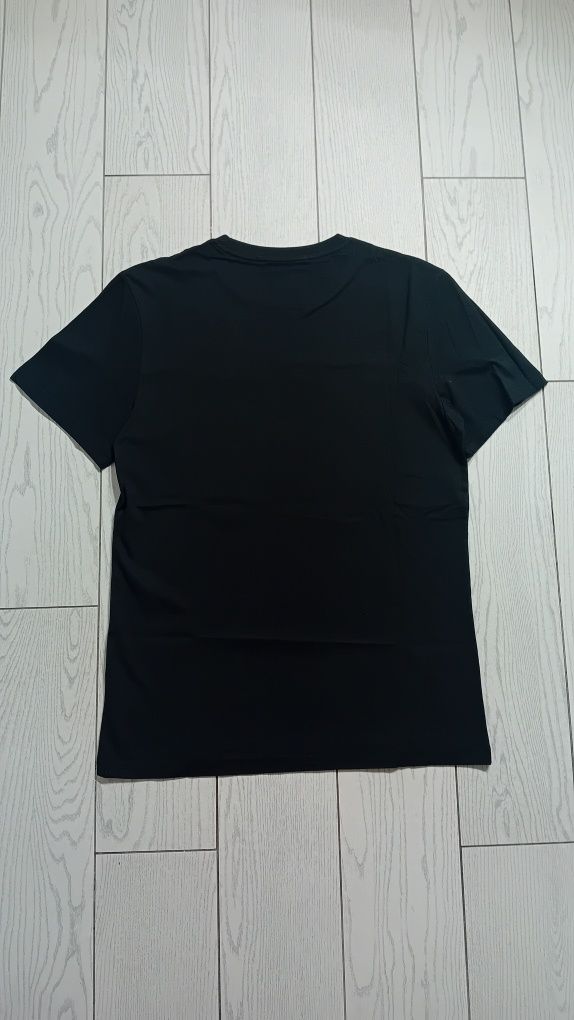 !Nowy! Oryginalny 4F T-shirt S męski czarny z dużym logo