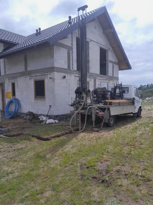 Wiercenie studni. Studnie głębinowe. Studnie. OSTRÓDA  i okolice