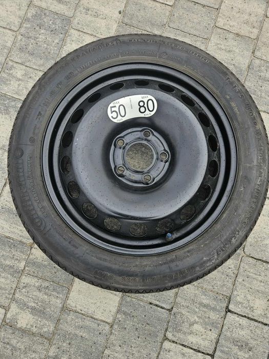 Koło dojazdowe zapasowe 17” 135/70 – 5x114.3