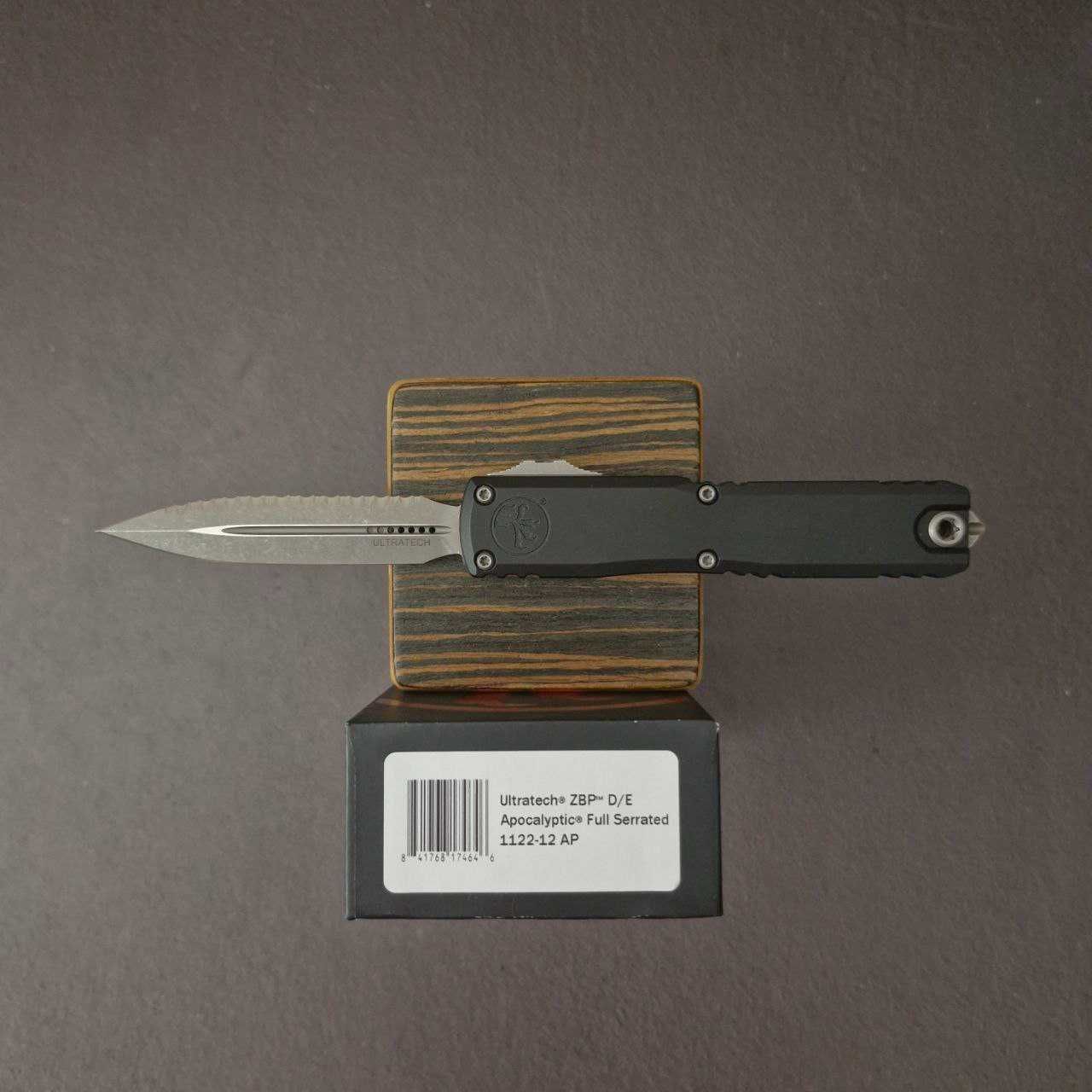 Microtech Ultratech ZBP D/E Full Serrated Apocalyptic