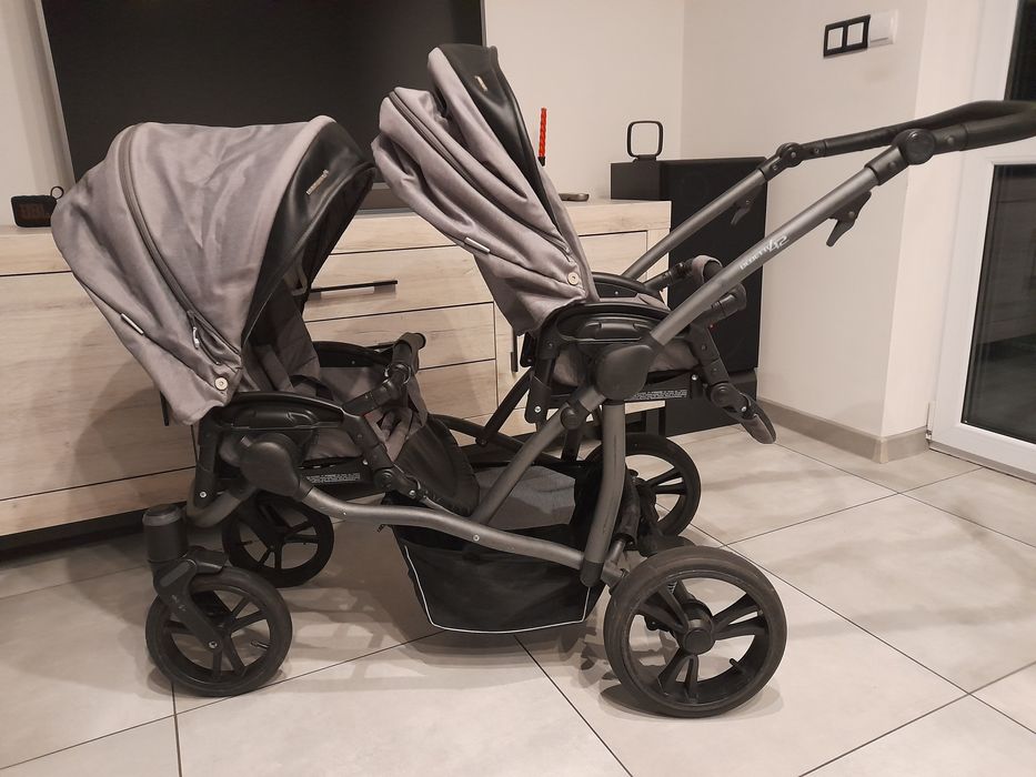 Wózek bliźniaczy rok po roku Bebetto 42 2w1