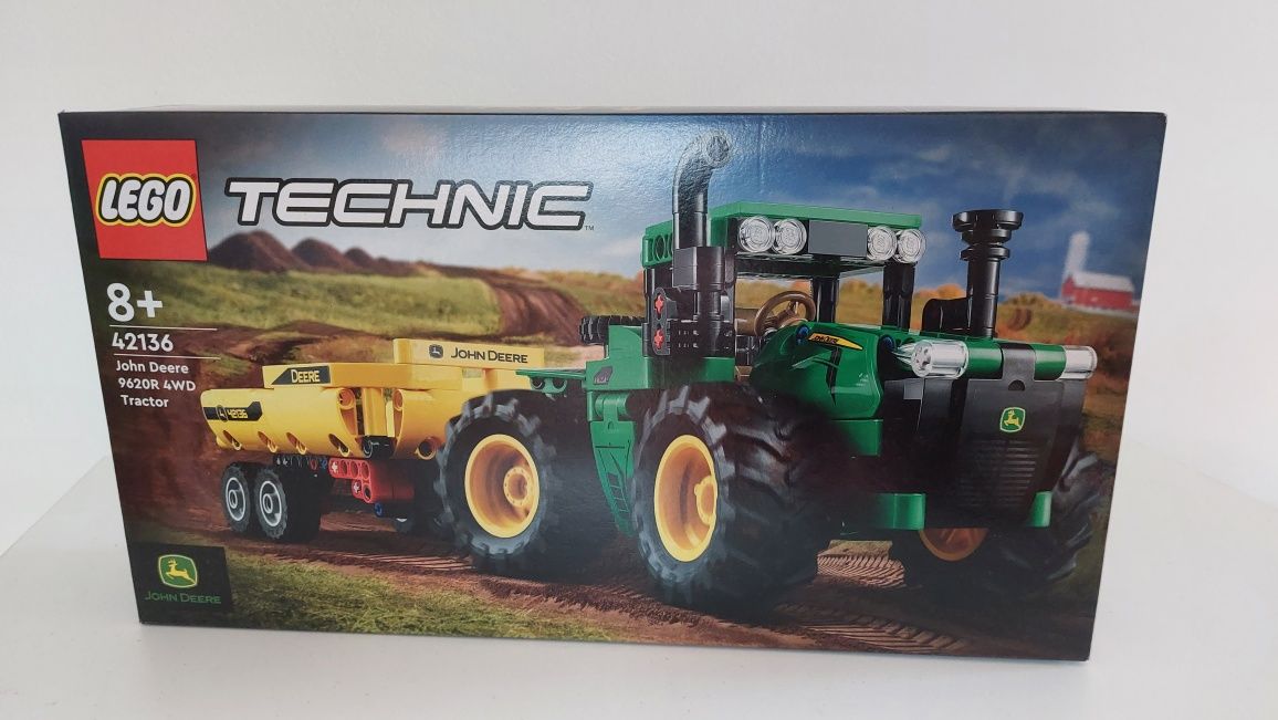 Lego 42136 - John Deer 9620R 4WD Tractor NOVO E SELADO