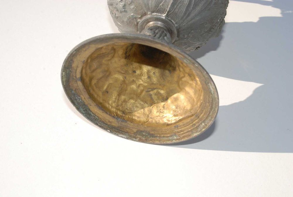 Stara lampa naftowa mosiężna antyk zabytek kolekcjonerska