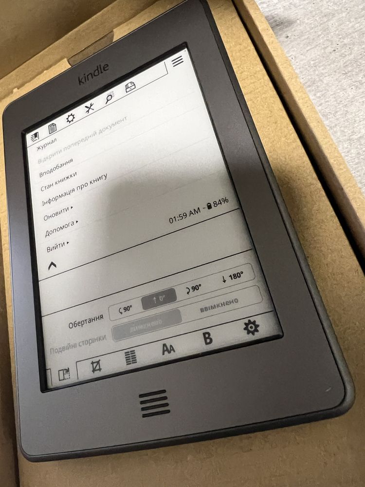 Kindle Touch. Refurbished. Як новий. Сенсорний. Українська.Усі формати