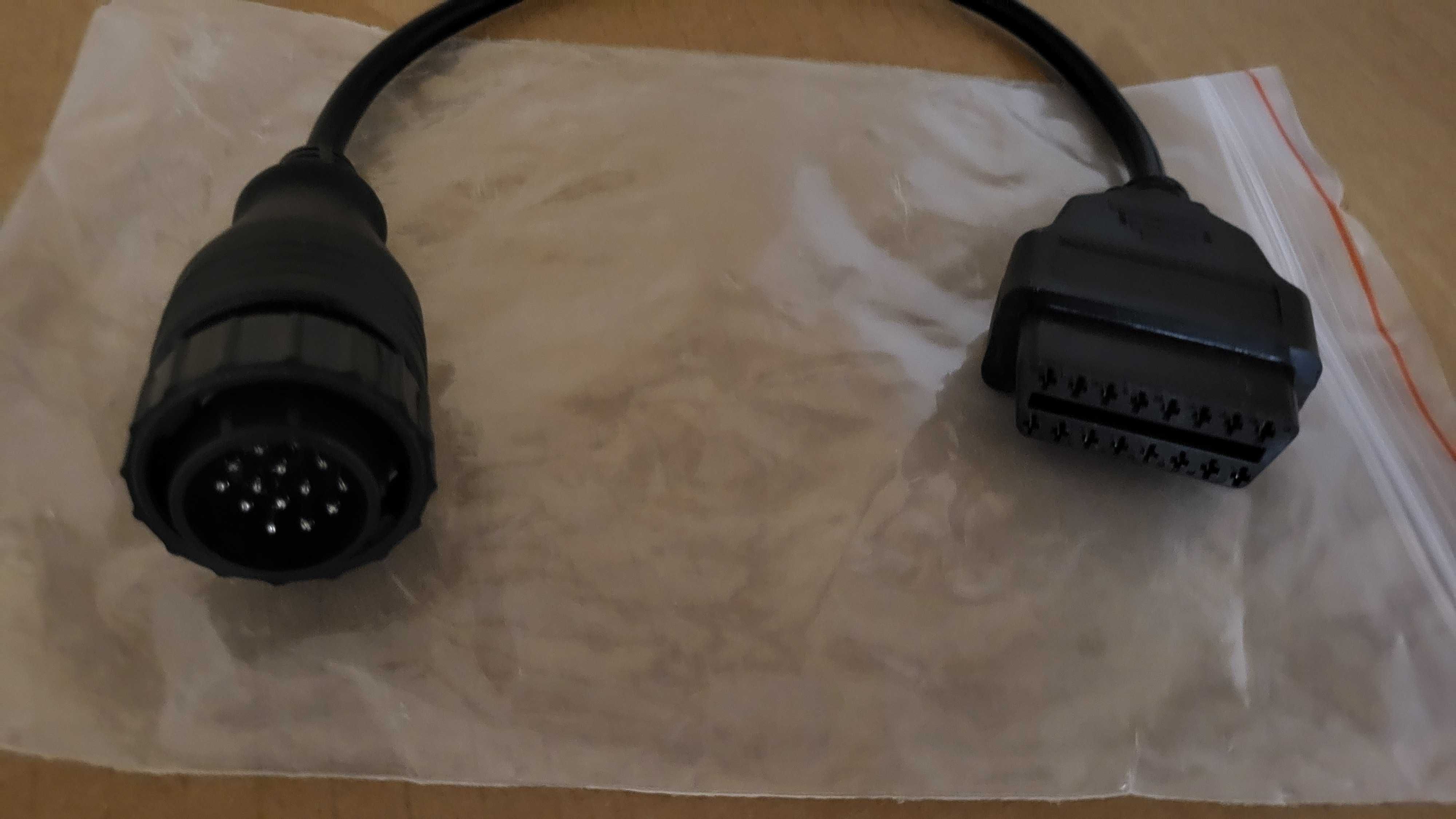 Nowy adapter przejściówka kabel 14pin 14PIN OBD2 OBD