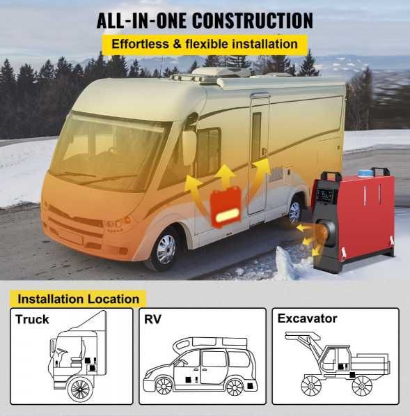 Webasto ogrzewacz ogrzewanie 12v/24v nagrzewnica 5kw