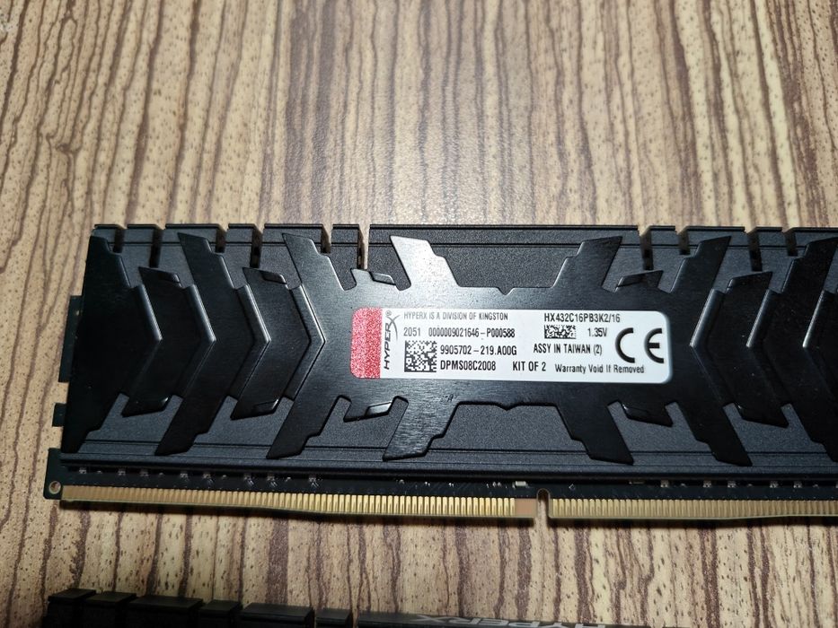DDR4 HyperX Predator 3200 MHz XMP 16 GB CL16